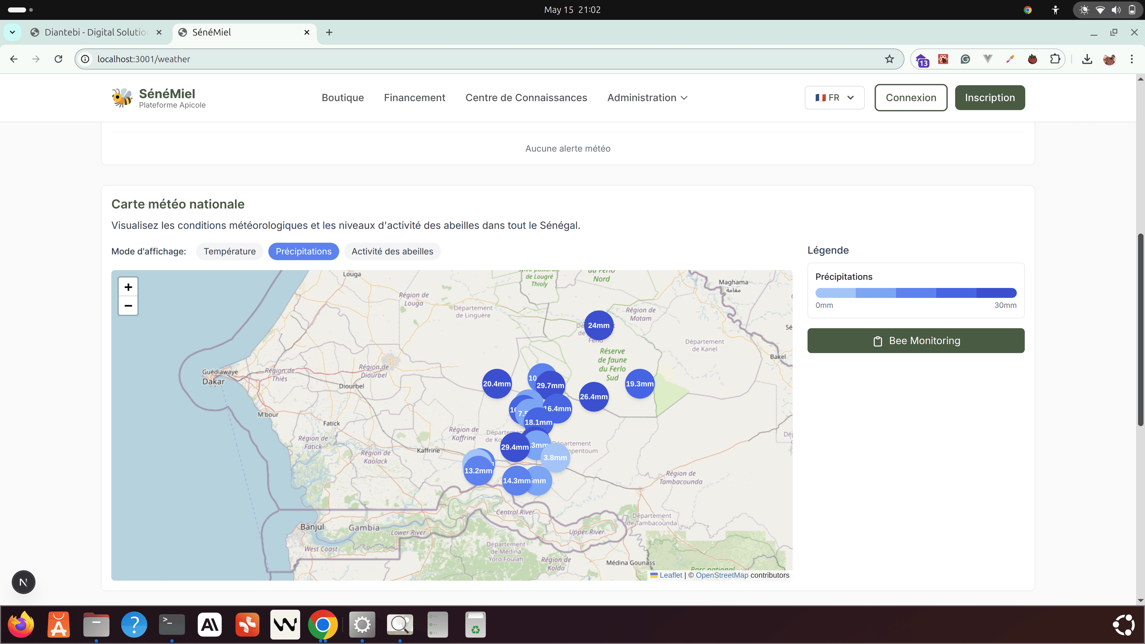 SénéMiel Web Platform screenshot 4